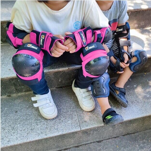 Adult & Kids Knee Pads Elbow Pads and Wrist Guards for Inline Skating, Roller Skating, Skateboarding, Scootering