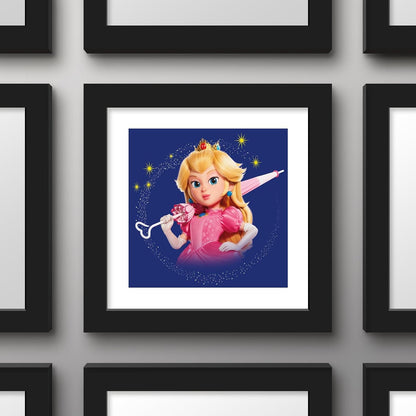Gallery Pops® Nintendo The Super Mario Galaxy Movie (2026) - Princess Peach Wall Art Gallery Pops Wall Art, Black Framed Version