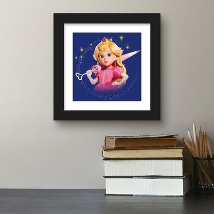 Gallery Pops® Nintendo The Super Mario Galaxy Movie (2026) - Princess Peach Wall Art Gallery Pops Wall Art, Black Framed Version