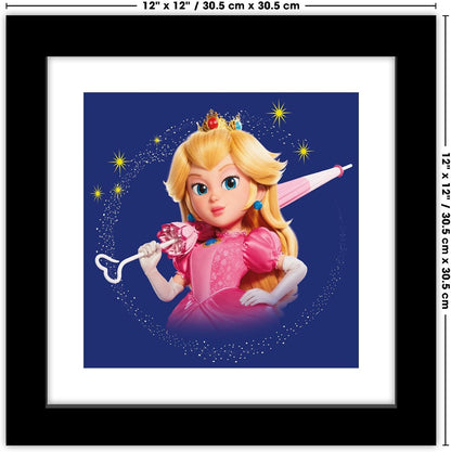 Gallery Pops® Nintendo The Super Mario Galaxy Movie (2026) - Princess Peach Wall Art Gallery Pops Wall Art, Black Framed Version
