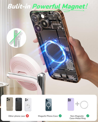 5 in 1 Wireless Charging Station with Alarm Clock Night Light for Apple