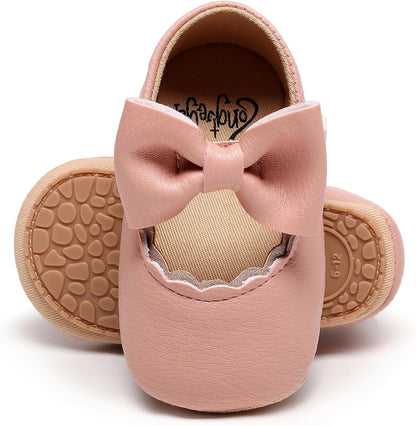 Baby Girls Shoes Infant Mary Jane Flats Non Slip Newborn Moccasins