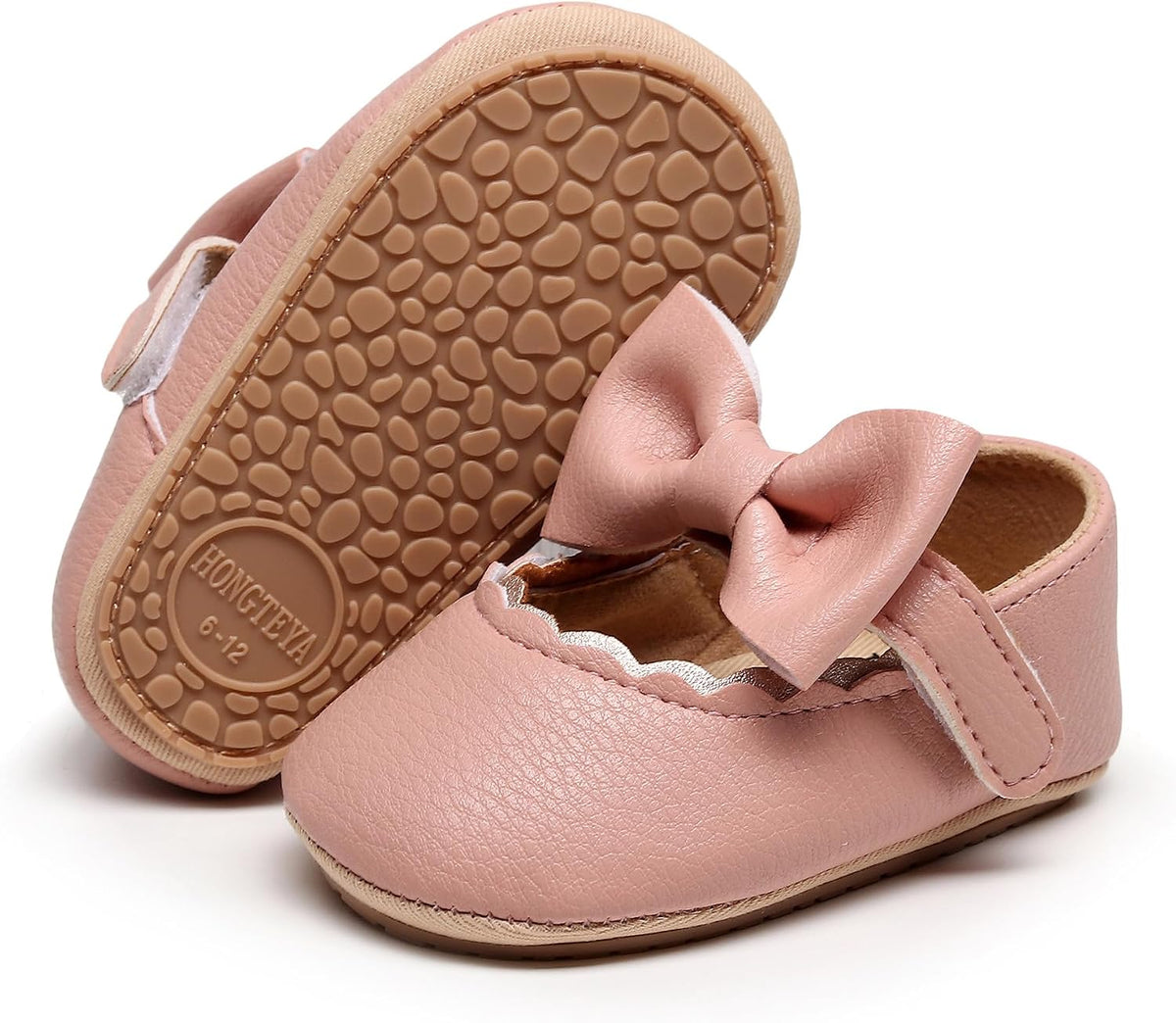 Baby Girls Shoes Infant Mary Jane Flats Non Slip Newborn Moccasins