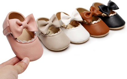 Baby Girls Shoes Infant Mary Jane Flats Non Slip Newborn Moccasins