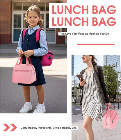 Lunch Bag, Small Insulated Lunch Box for Women