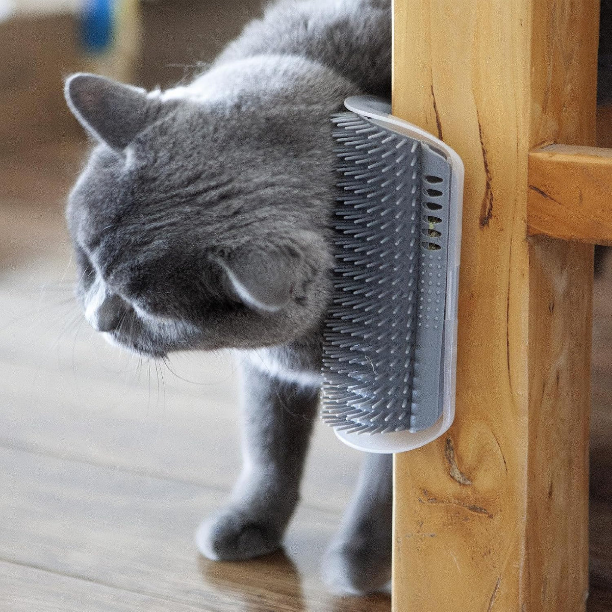 miwoowim 2 Pack 6.1" Extended Cat Self Groomer, Wall Corner Massage Brush