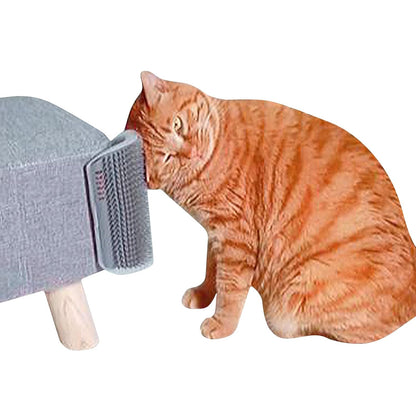 miwoowim 2 Pack 6.1" Extended Cat Self Groomer, Wall Corner Massage Brush