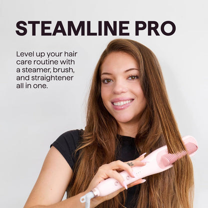 Wavytalk Pro Steam Hair Straightener Brush Steamline Pro Straightener Brush