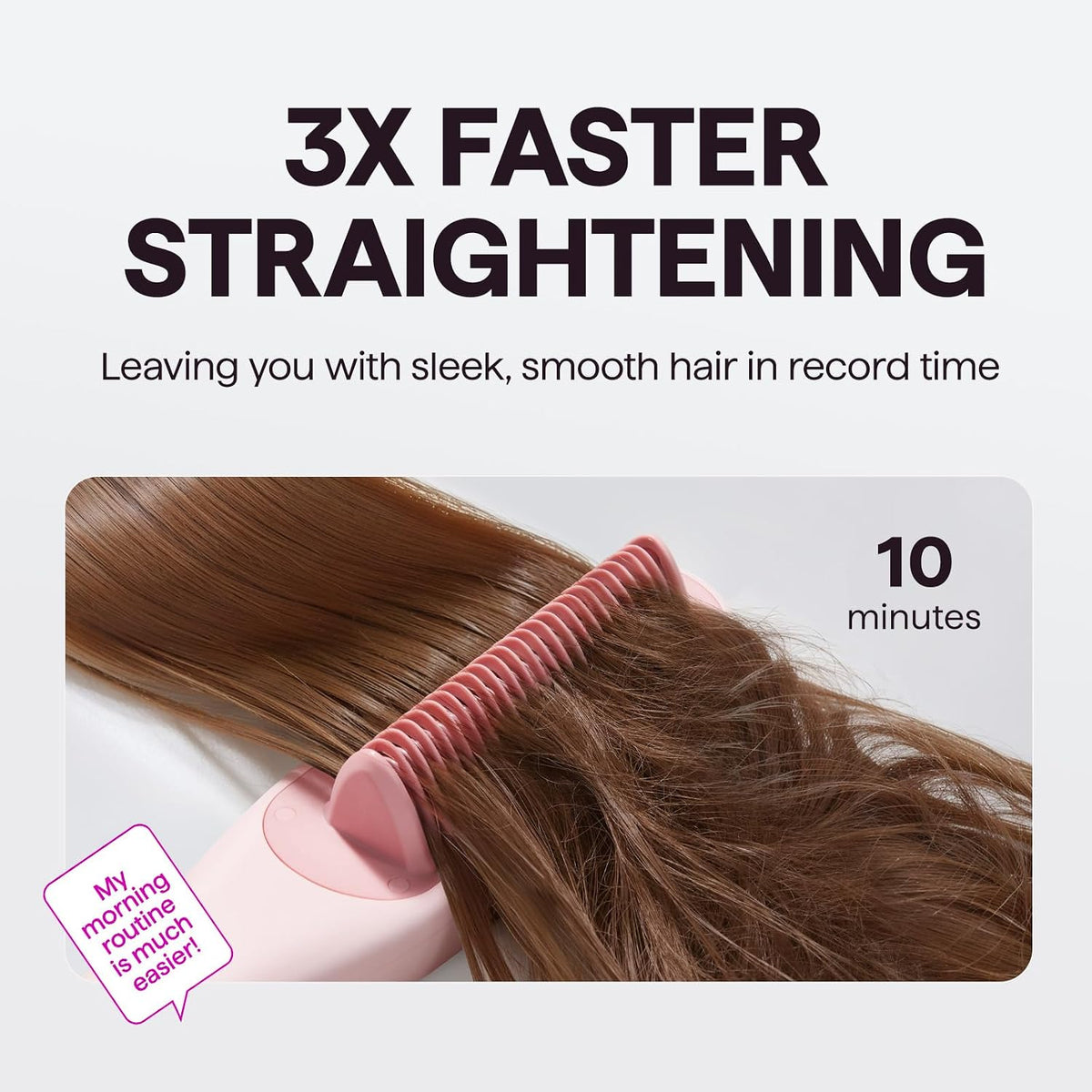 Wavytalk Pro Steam Hair Straightener Brush Steamline Pro Straightener Brush