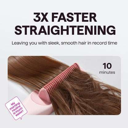 Wavytalk Pro Steam Hair Straightener Brush Steamline Pro Straightener Brush
