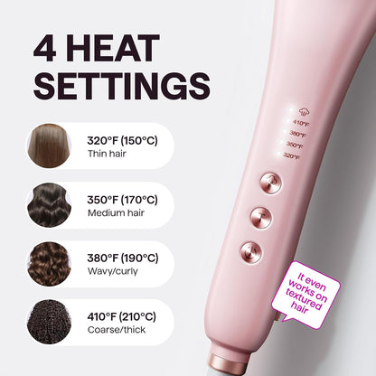 Wavytalk Pro Steam Hair Straightener Brush Steamline Pro Straightener Brush