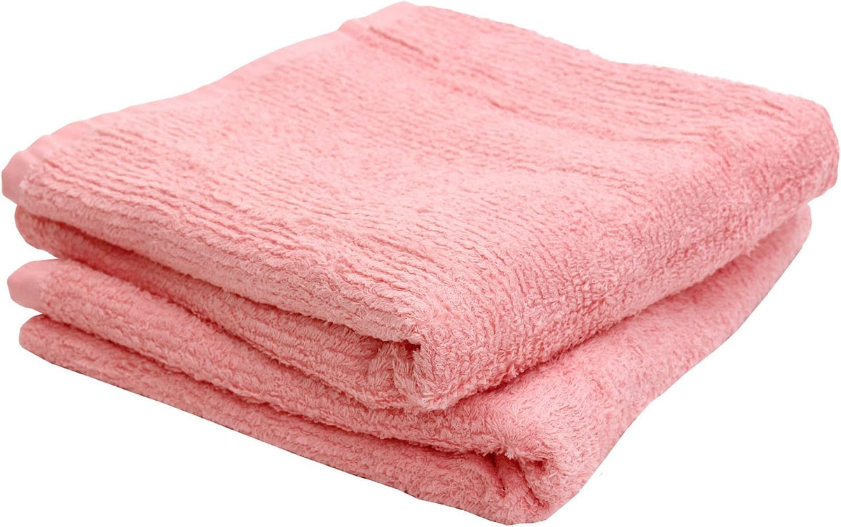 HIORIE Imabari Towel, 2-Piece Bath Towel Set, Air&Thin, Peach