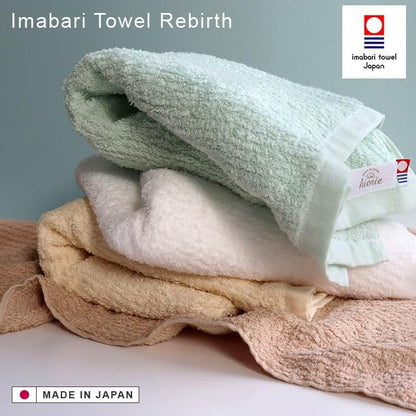 HIORIE Imabari Towel, 2-Piece Bath Towel Set, Air&Thin, Peach