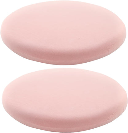 Pink 15.7 Inch 2 Pack Round Memory Foam Chair Pad, 1.8" Thick