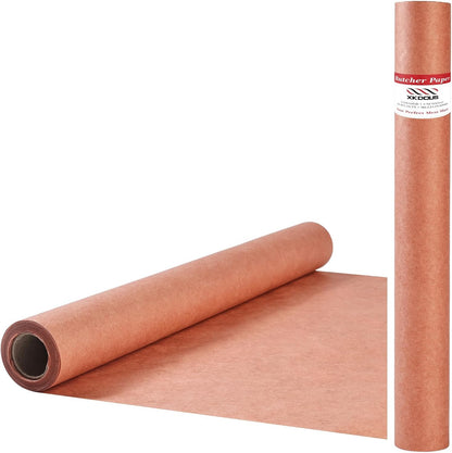 17.5” x 30’ Pink Butcher Paper Roll for Smoking Meat, BBQ, Grilling