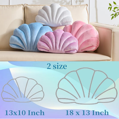 Shell Pillow,Light Pink Seashell Pillow 13x10 Inch