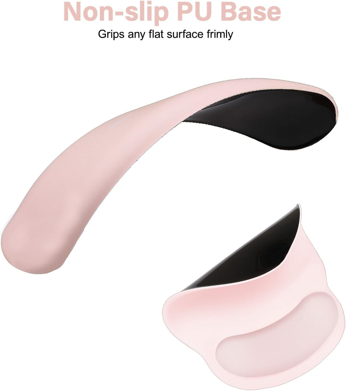 Wrist Rest Support for Mouse Pad&Keyboard Set, Chalk Pink