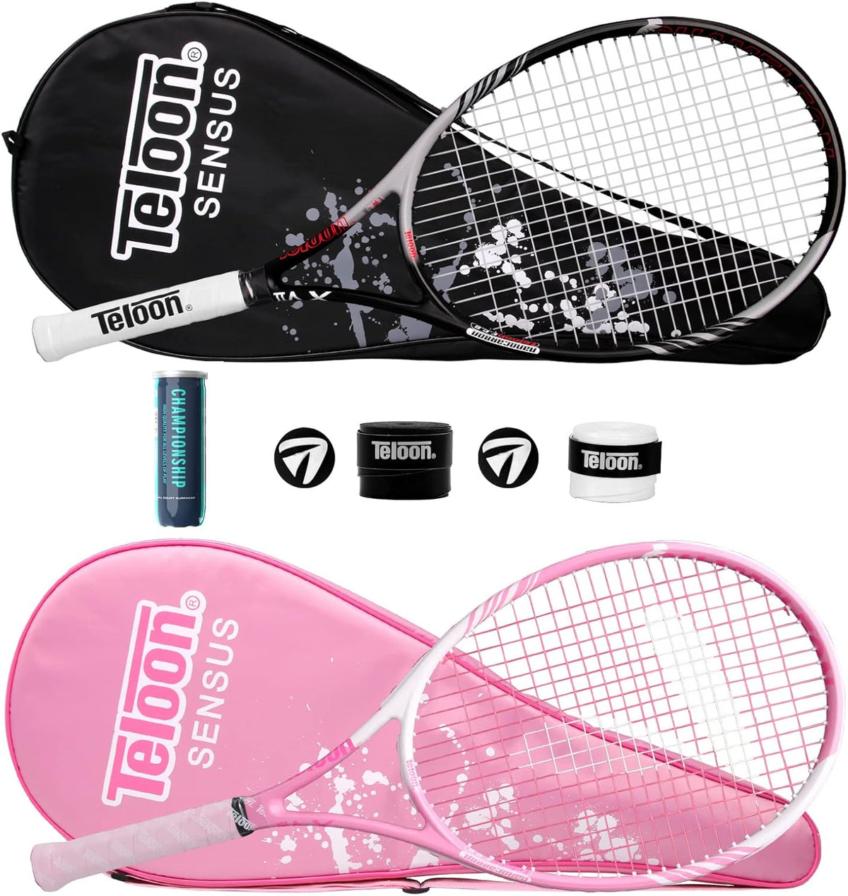Tennis Rackets for Adults 2 pcs Recreational -27 inch Tennis Racquet for Men and Women College Students Beginner Tennis Racket.…
