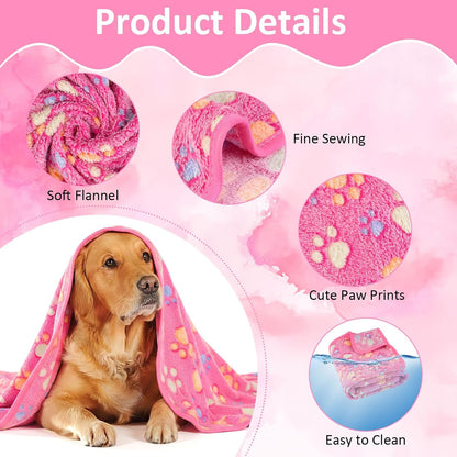 Dog Blankets for Medium Dogs, Cat, Premium Soft Dog Blankets for Small Dog