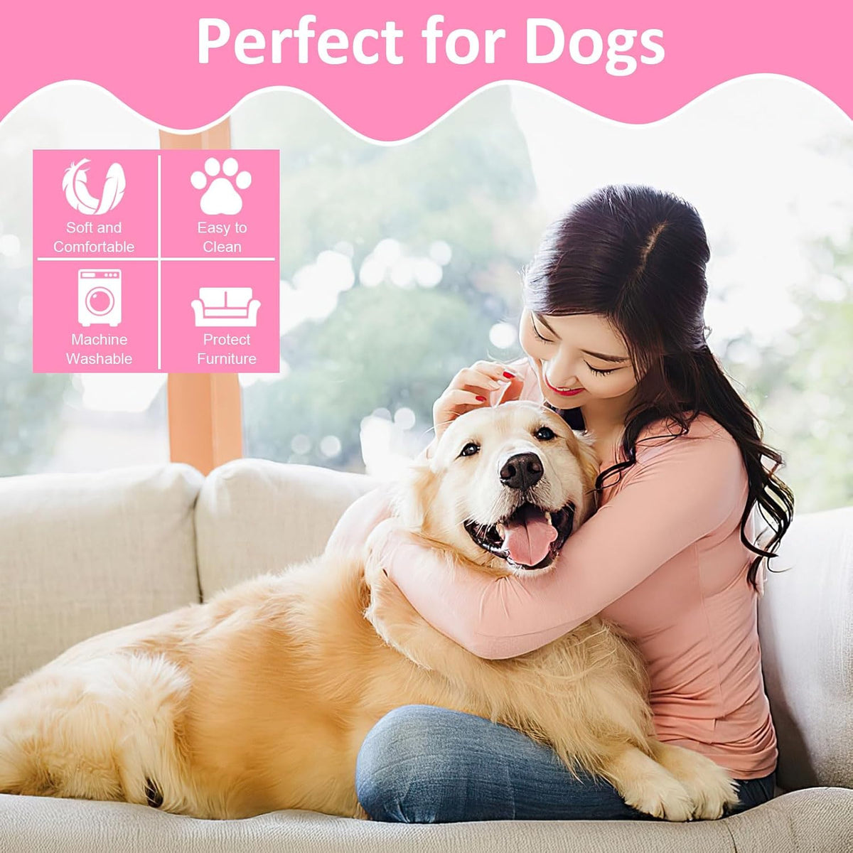 Dog Blankets for Medium Dogs, Cat, Premium Soft Dog Blankets for Small Dog