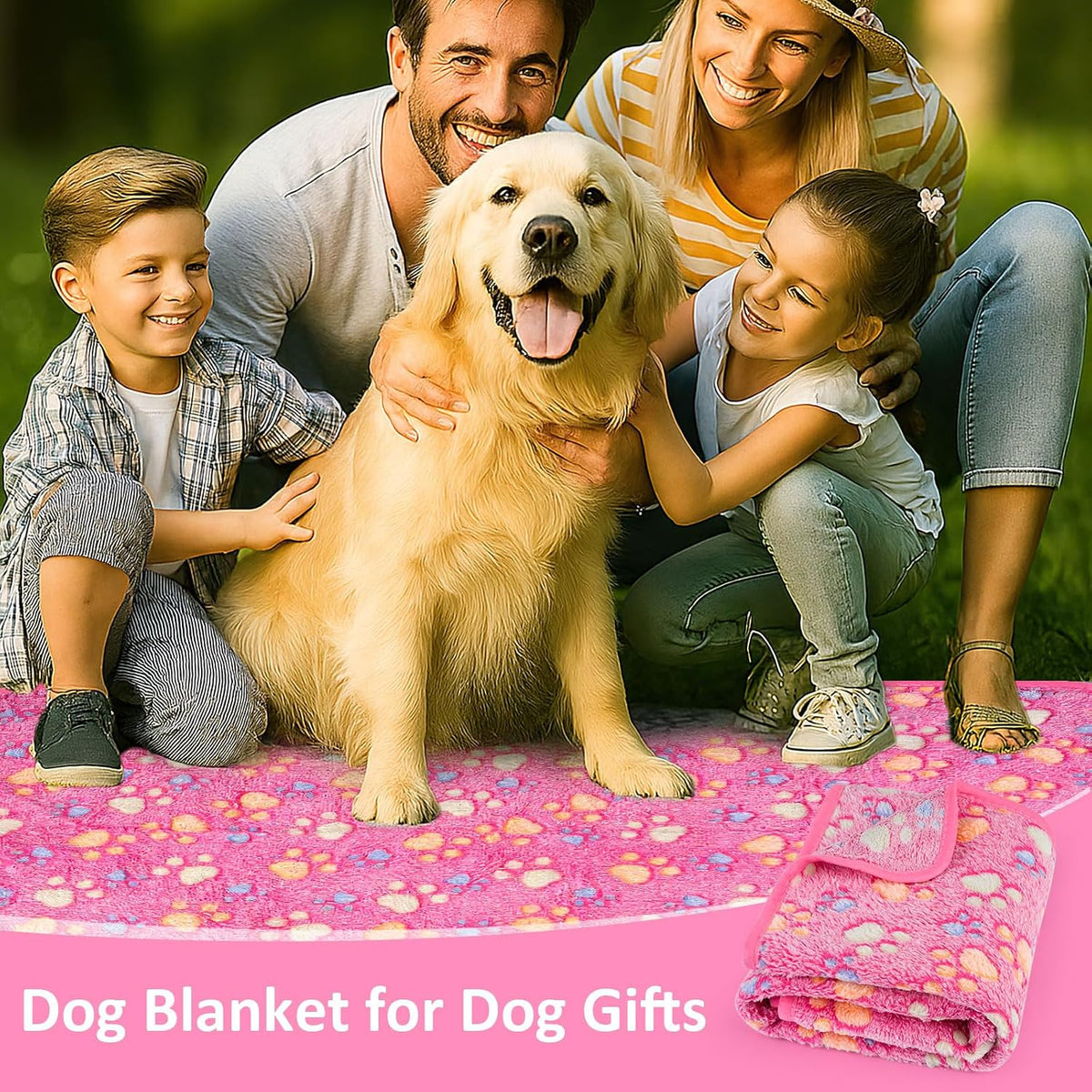 Dog Blankets for Medium Dogs, Cat, Premium Soft Dog Blankets for Small Dog