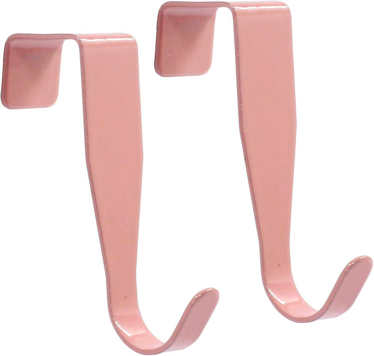 4Pack Over Cabinet Door Hook, Pink Carbon Steel Hanger Hook