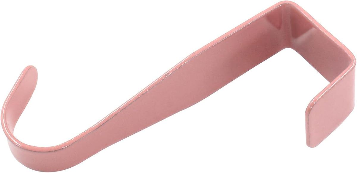 4Pack Over Cabinet Door Hook, Pink Carbon Steel Hanger Hook