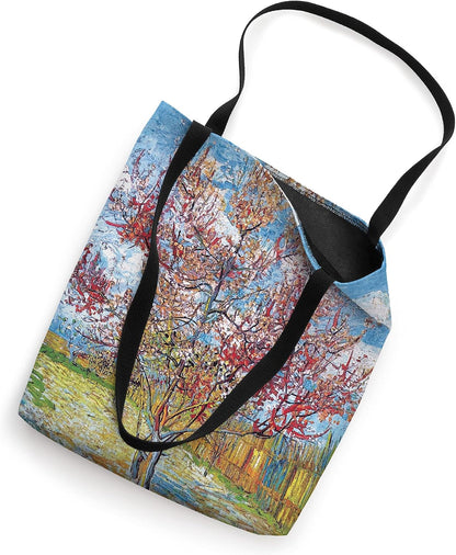 Van Gogh Pink Peach Trees - Fine Art Tote Bag