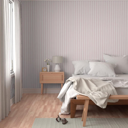Pink Stripes Boho Peel and Stick Wallpaper
