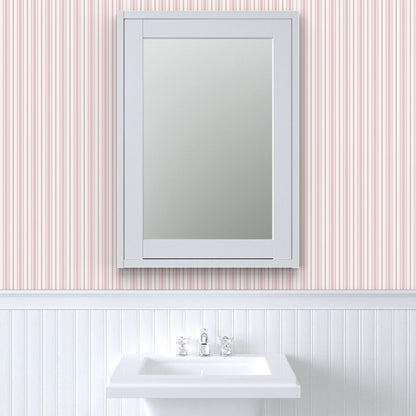 Pink Stripes Boho Peel and Stick Wallpaper