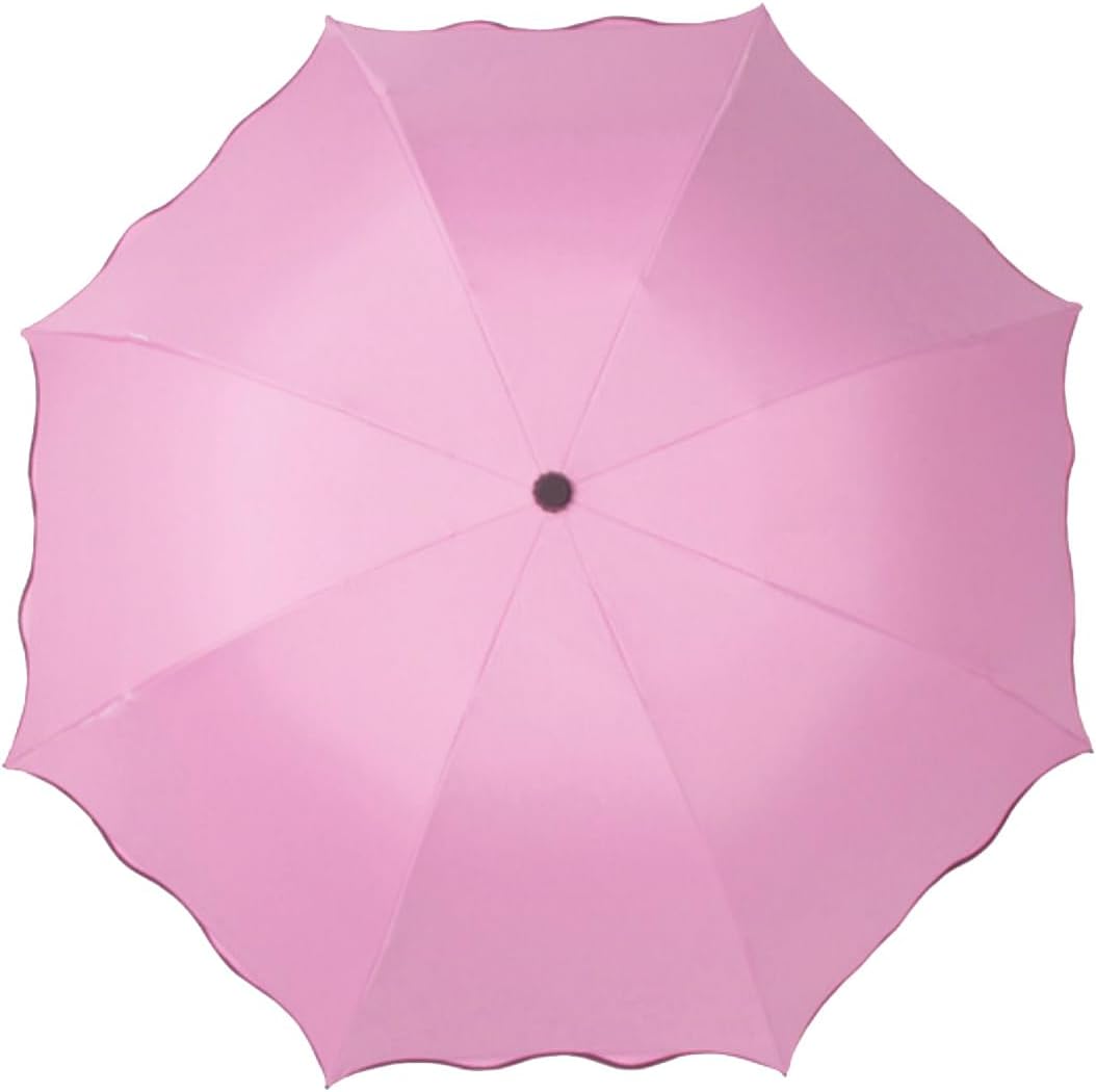 Travel Foldable compact Umbrellas Sun rain Umbrellas parasol with Met Water blomssom blooming material parasol