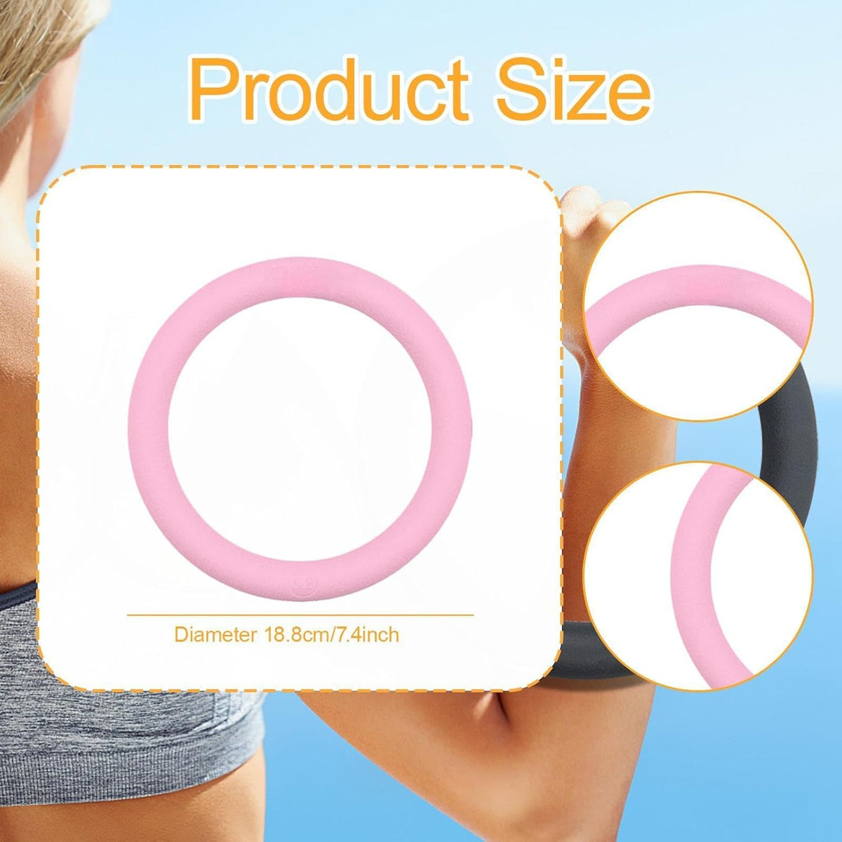 Weight Weighted Circle Workout Equipment Professional, 5lb, for Home Fitness Strength Training Yoga Exercise