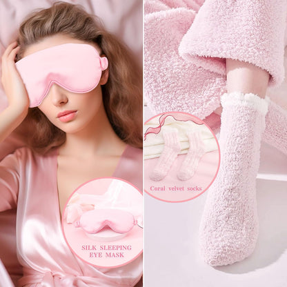 Pink Spa Gift Basket for Women, Self Care Gifts for Birthday Mother's Day Christmas Get Well Soon, Christmas Gift for Women Mom Her Best Friends Sister Wife