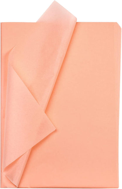 Gift Wrapping Tissue Paper - Nude Pink Tissue Paper for Gift Wrap, Art Crafts, DIY, Pack Bags, Birthday, Wedding and More - 19.5 x 27.5 inches - 25 Sheets