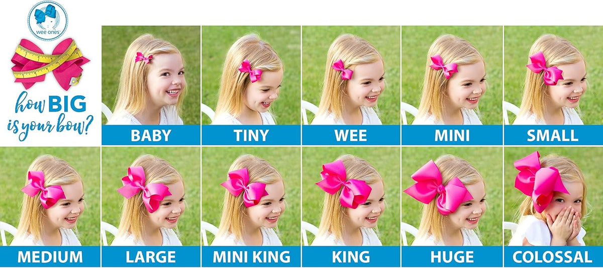 Girls' French Satin Hair Bow with a Knot Wrap Center, No-Slip Hair Clip, Handmade