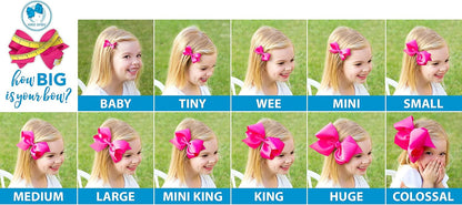 Girls' French Satin Hair Bow with a Knot Wrap Center, No-Slip Hair Clip, Handmade
