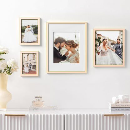 8x10 Enamel Picture Frame with Real Glass Cover, Pink, 1-Pack