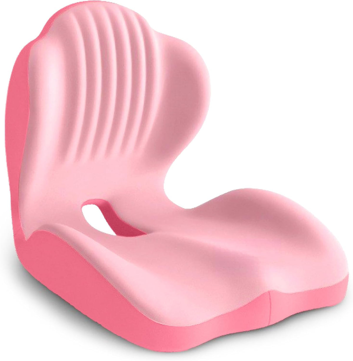 CHANCEE Ergonomic Seat Cushion with L-Shaped Design for Office Chair (Pink)