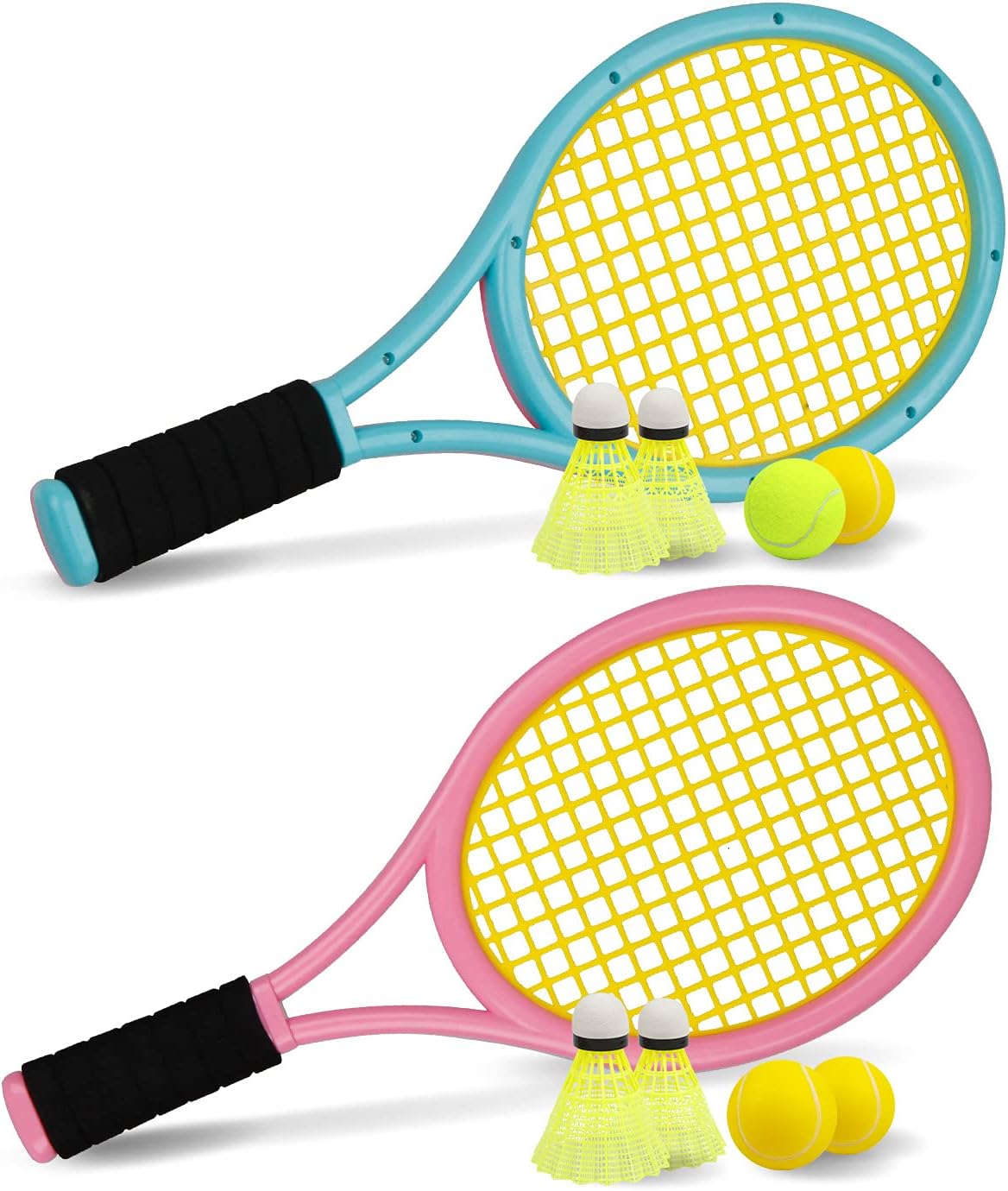 17 Inches Kid Tennis Racket Set for Children Indoor Outdoor Sports Play
