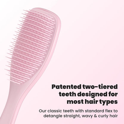Ultimate Detangler Brush, Straight to Wavy, Millennial Pink