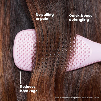 Ultimate Detangler Brush, Straight to Wavy, Millennial Pink