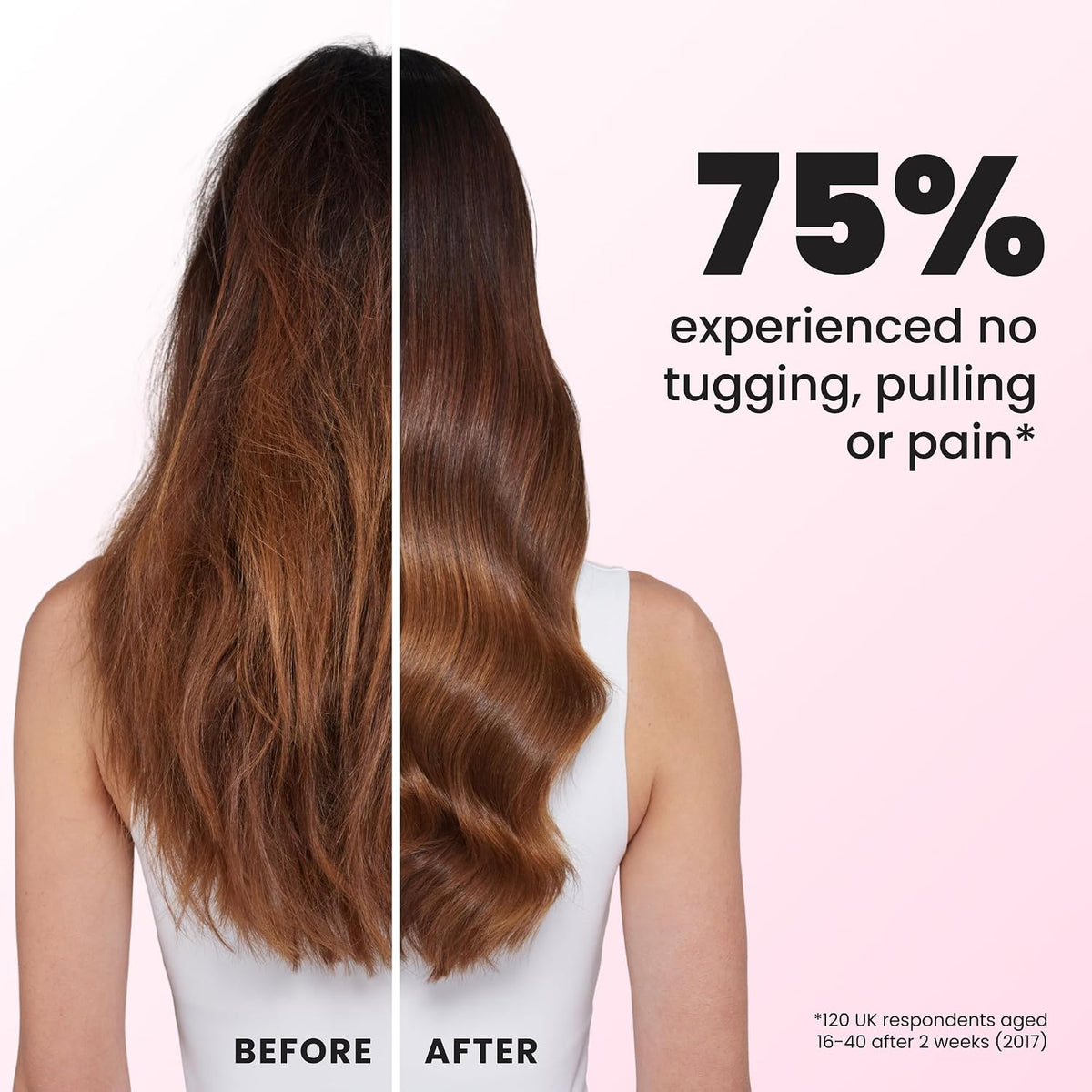 Ultimate Detangler Brush, Straight to Wavy, Millennial Pink