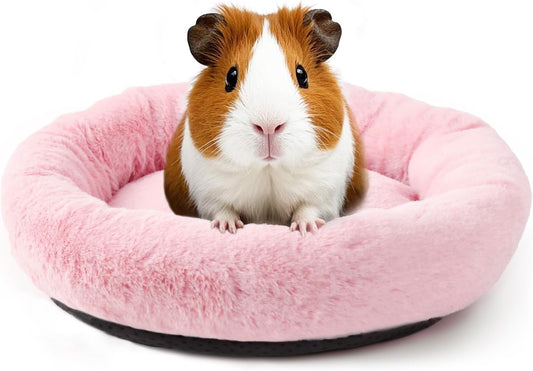 FEBSNOW Guinea Pig Bed, Soft Fleece Hamster Bed for Small Animals