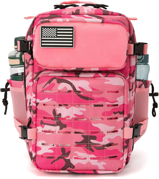 25L/45L Military Tactical Backpack For Men Molle Daypack 3 Day Bug Out Bag Hiking Rucksack With Bottle Holder