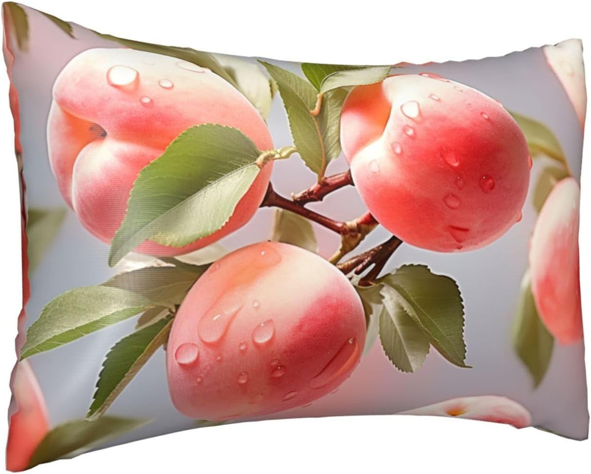 Pink Peach Satin Pillowcase for Hair and Skin, Ultra Soft Silk Pillow Case 20"X 30" with Hidden Zipper Cooling Smooth Satin Pillow Cases Pillow Cover, Gift for Women Men
