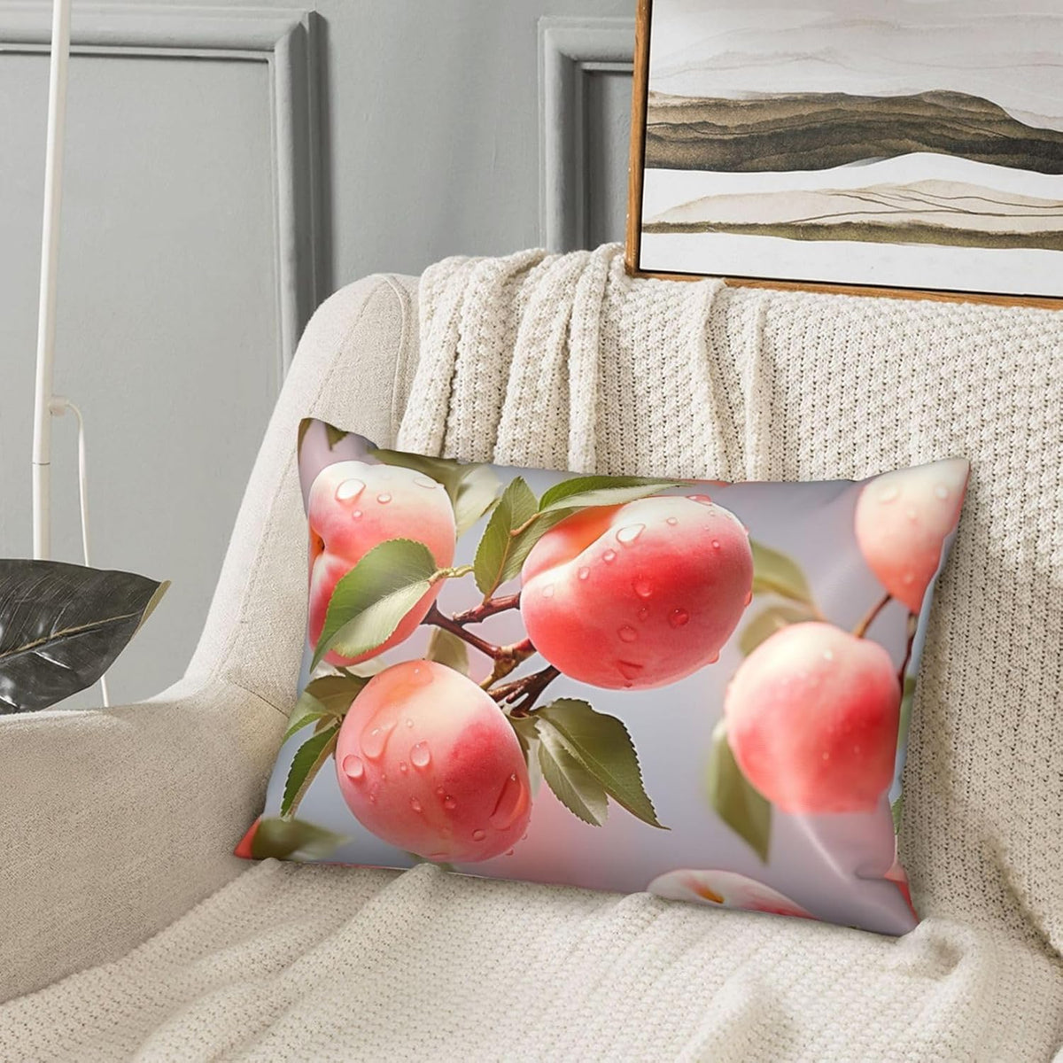 Pink Peach Satin Pillowcase for Hair and Skin, Ultra Soft Silk Pillow Case 20"X 30" with Hidden Zipper Cooling Smooth Satin Pillow Cases Pillow Cover, Gift for Women Men