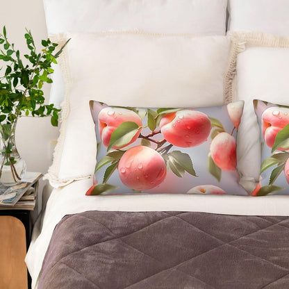 Pink Peach Satin Pillowcase for Hair and Skin, Ultra Soft Silk Pillow Case 20"X 30" with Hidden Zipper Cooling Smooth Satin Pillow Cases Pillow Cover, Gift for Women Men