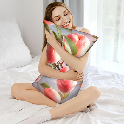Pink Peach Satin Pillowcase for Hair and Skin, Ultra Soft Silk Pillow Case 20"X 30" with Hidden Zipper Cooling Smooth Satin Pillow Cases Pillow Cover, Gift for Women Men