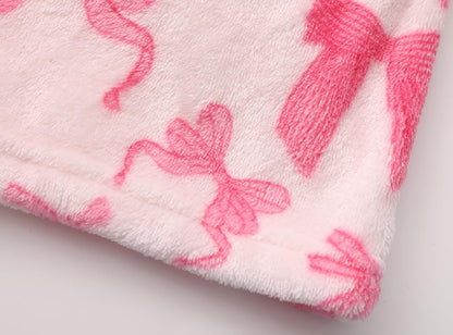 Kids Hooded Bathrobe Girls Soft Plush Hooded Flannel Pajamas Sleepwear Boys Spa Robe