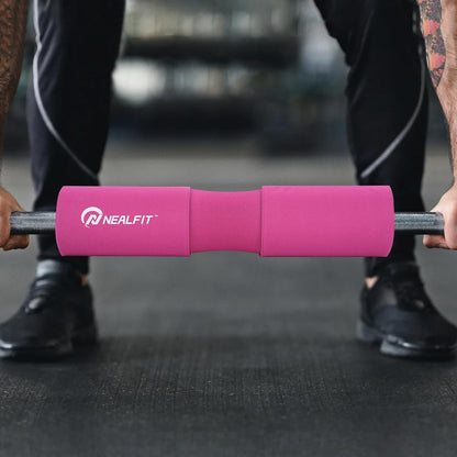 Barbell Pad Squat Pad for Squats—Squat Bar Pad—Great for Weightlifting,Lunges and Hip Thrusts—Foam Sponge Pad—Fit Standard and Olympic Bars Perfectly